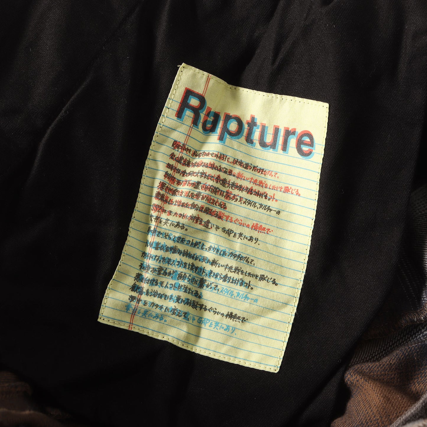 21AW オンブレチェック バギーテーパード パンツ (RAPOMBRE PANTS)