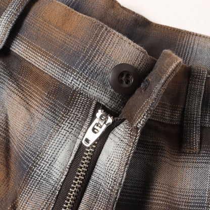 21AW オンブレチェック バギーテーパード パンツ (RAPOMBRE PANTS)
