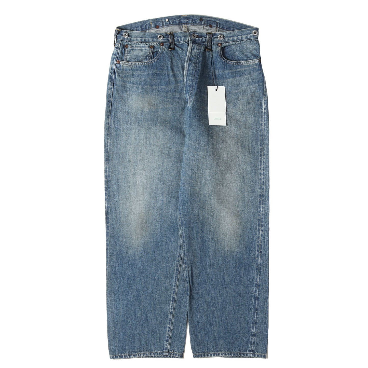 26SS ヴィンテージ加工 デニム パンツ (No.22 Washed Wide Denim Pants)