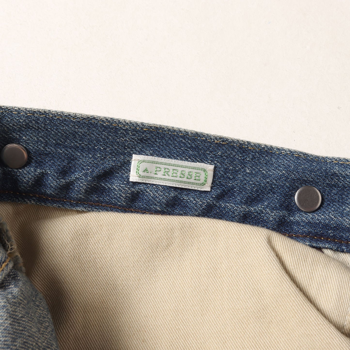 26SS ヴィンテージ加工 デニム パンツ (No.22 Washed Wide Denim Pants)