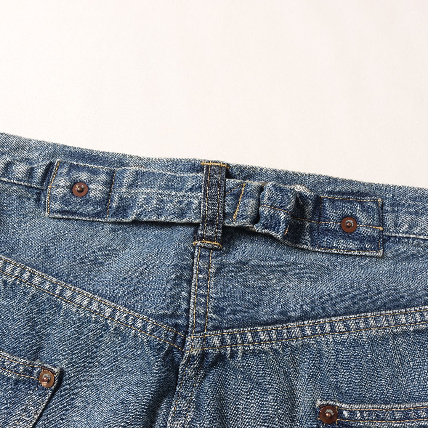 26SS ヴィンテージ加工 デニム パンツ (No.22 Washed Wide Denim Pants)