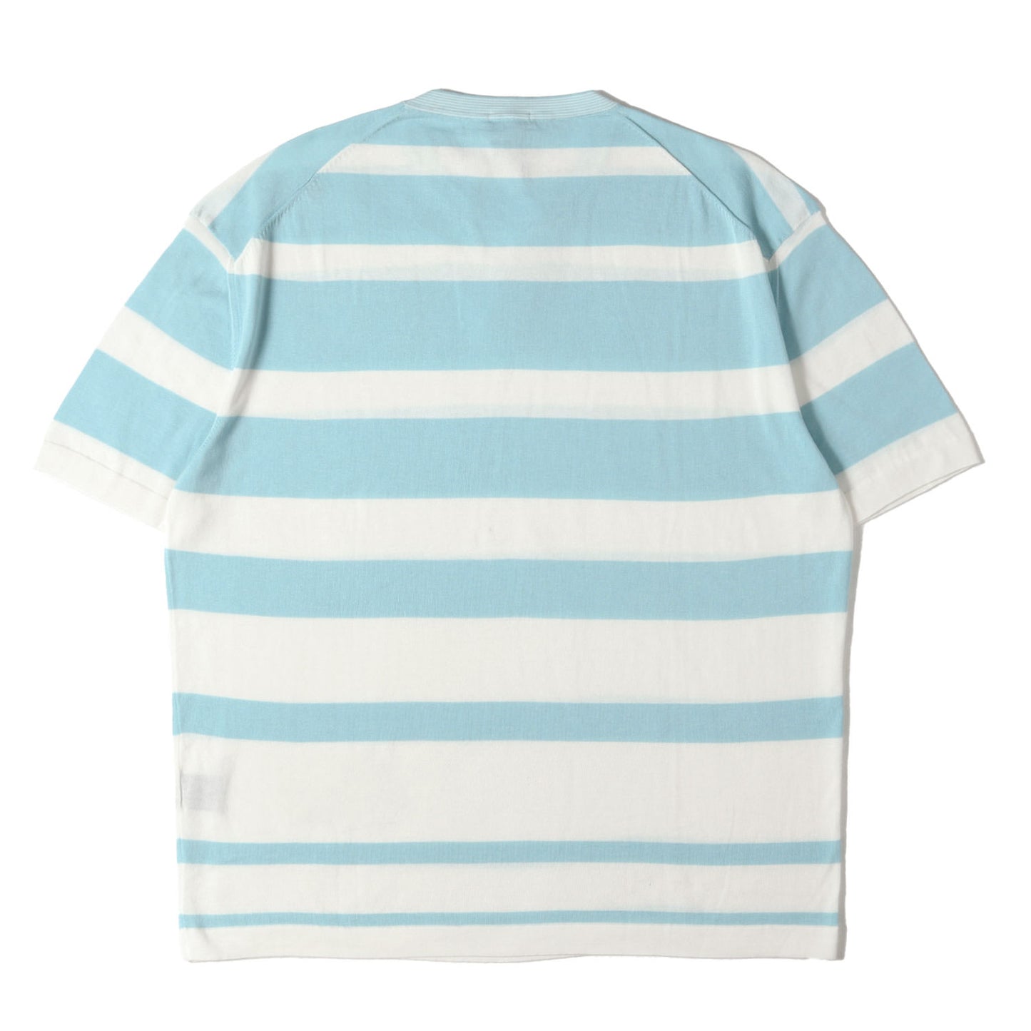 21SS ワイドボーダー ハイゲージ ニット Tシャツ