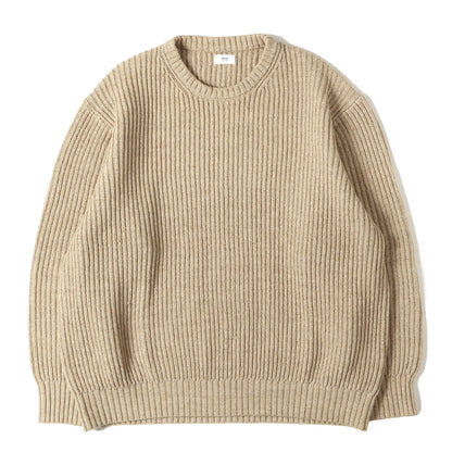 23AW ケーブル コットン ニット セーター