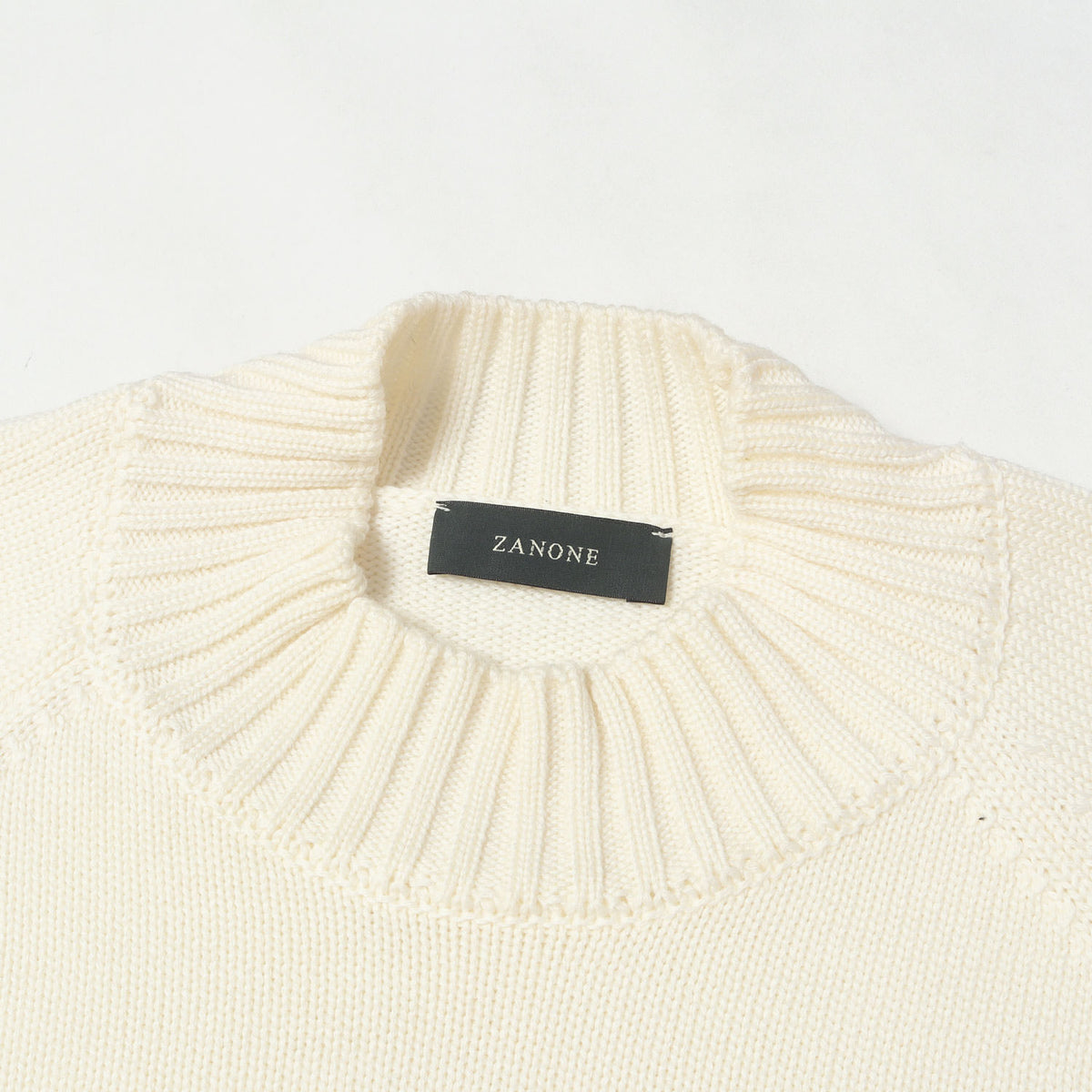 24AW モックネック ニット セーター (LUPO RAG SLIM FIT)