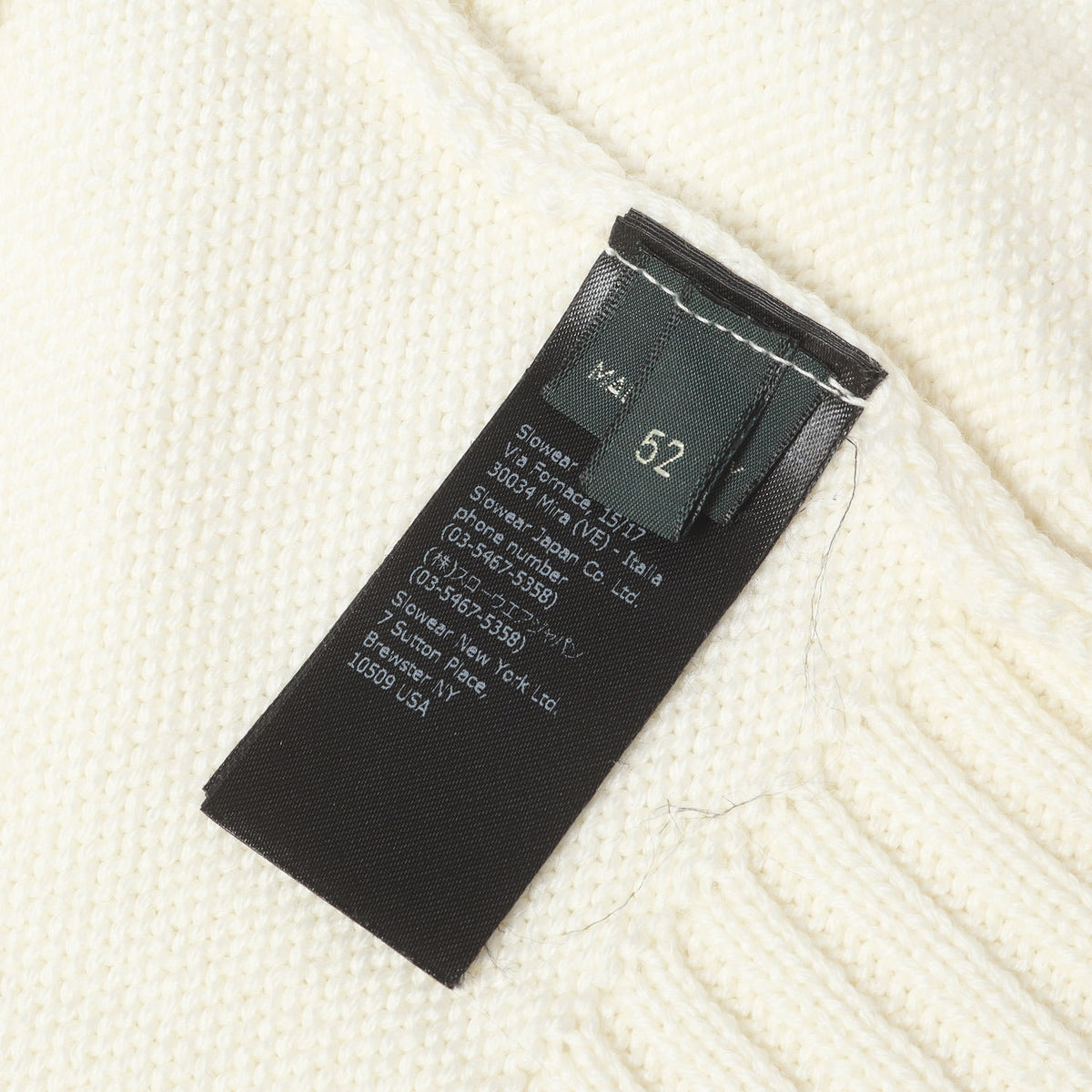 24AW モックネック ニット セーター (LUPO RAG SLIM FIT)