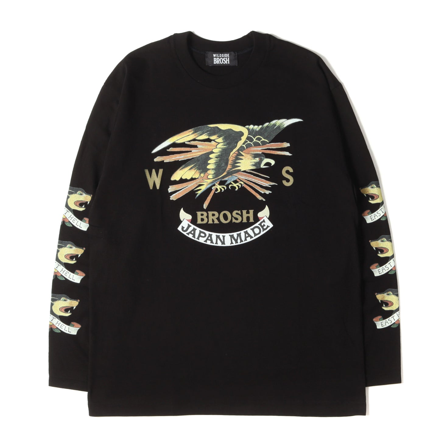 24SS タトゥー ロングスリーブ Tシャツ (BROSH × WILDSIDE YOHJI YAMAMOTO TATTOO Long Sleeve T-Shirt)