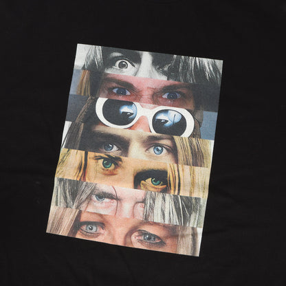25SS Nirvana Kurt Cobain フォトグラフィックコラージュ Tシャツ (Eye Print Crewnec T-SH)