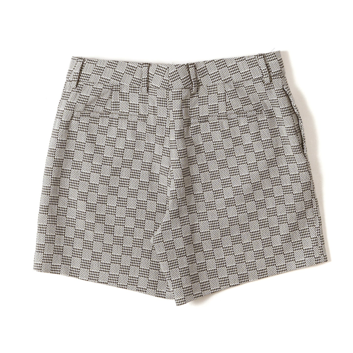24SS ダミエ ショートパンツ (Damier Hounds Tooth Slim Wool Shorts)