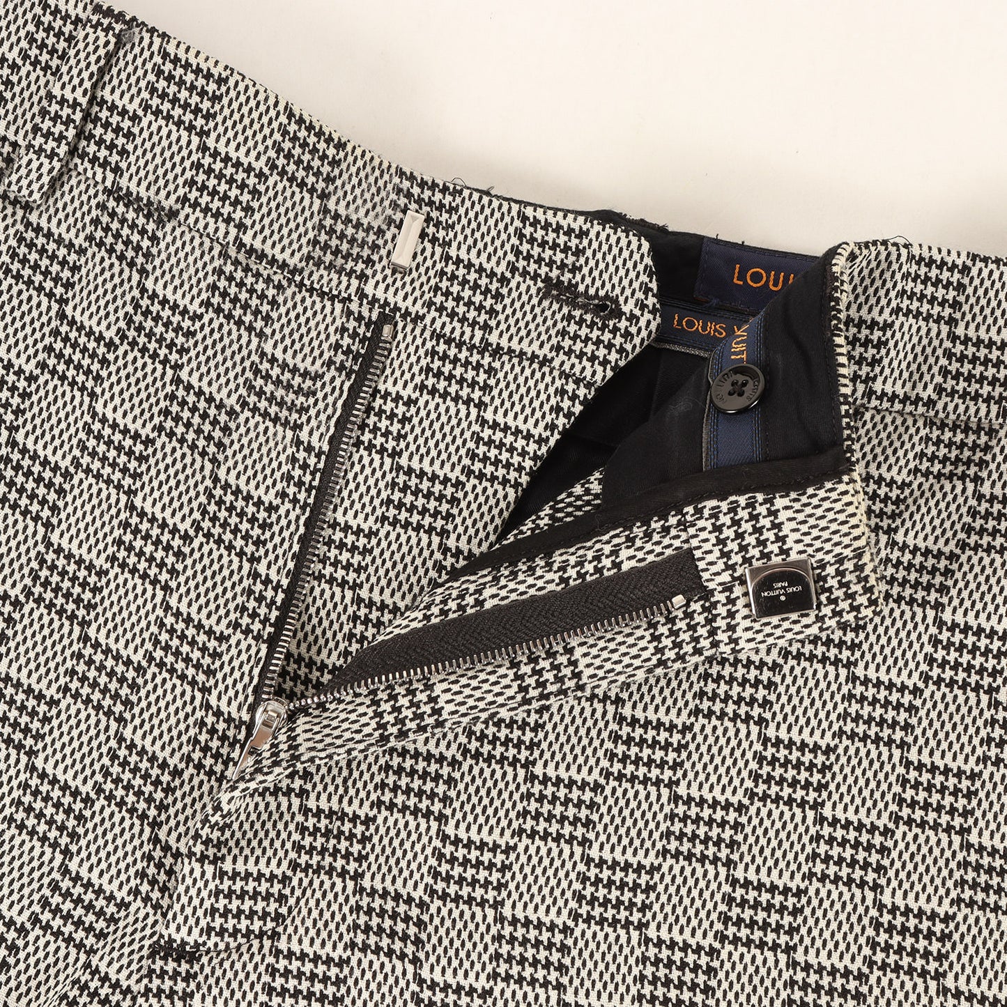 24SS ダミエ ショートパンツ (Damier Hounds Tooth Slim Wool Shorts)