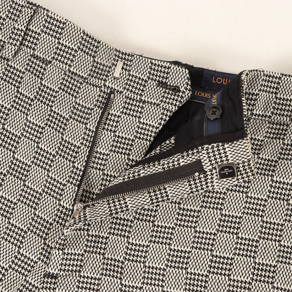 24SS ダミエ ショートパンツ (Damier Hounds Tooth Slim Wool Shorts)