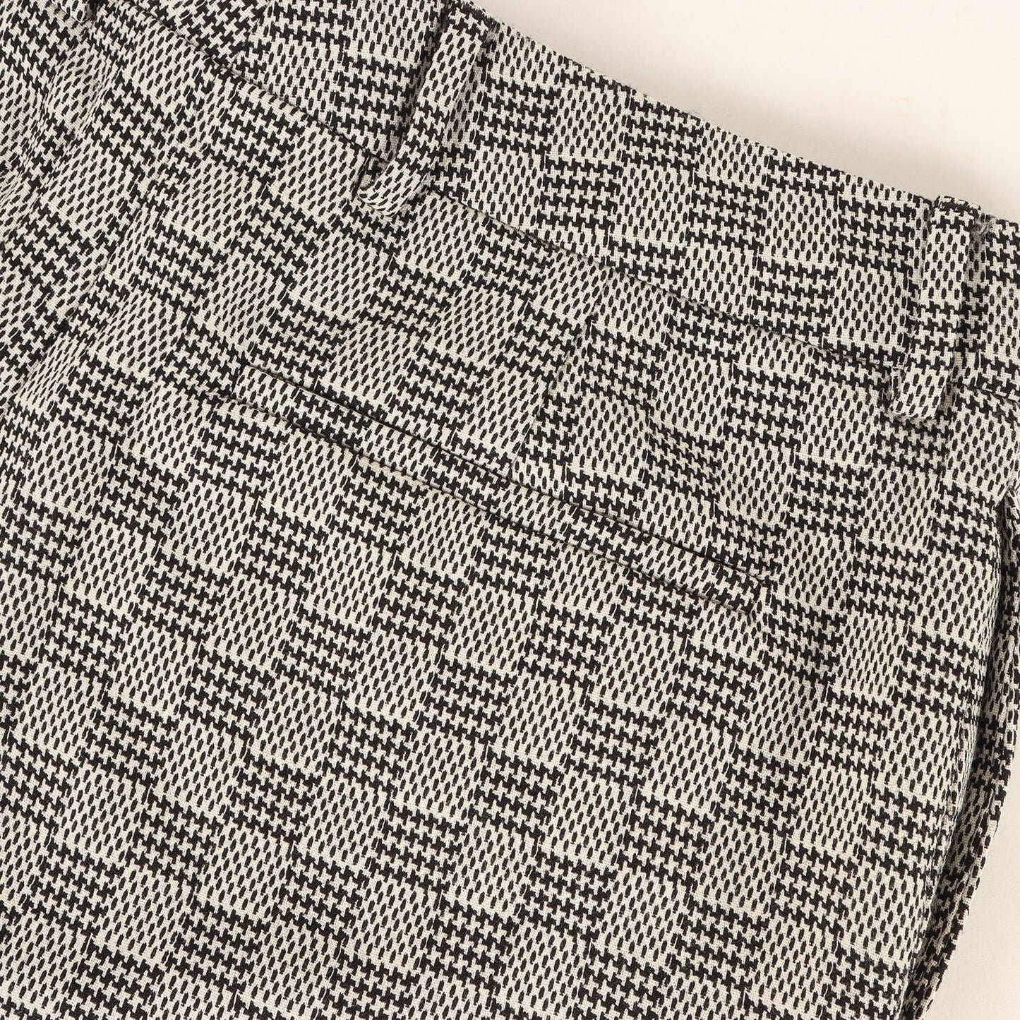 24SS ダミエ ショートパンツ (Damier Hounds Tooth Slim Wool Shorts)