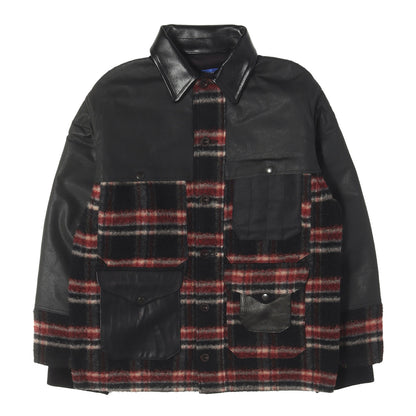 25AW × FILSON 異素材 ドッキング クレイジーパターン 縮絨 シャツジャケット
