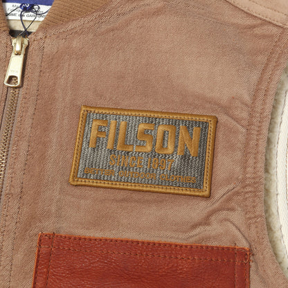 25AW × FILSON 異素材 切替 ドッキング ベスト