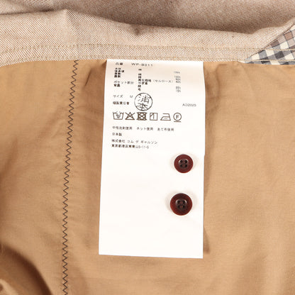 25AW 異素材 切替 ドッキング シャツ
