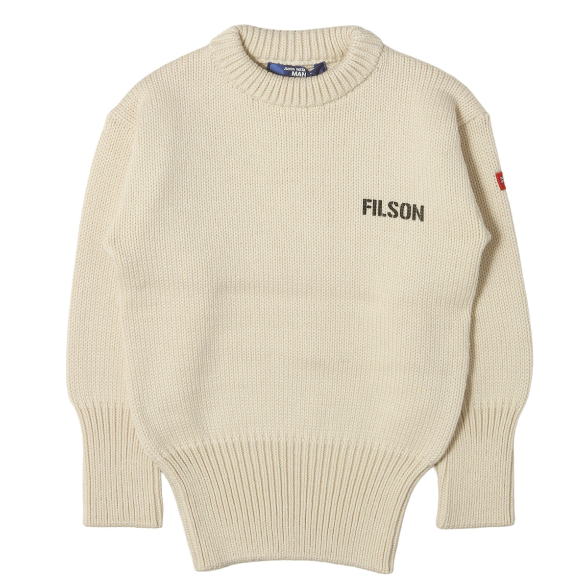25AW × FILSON ステンシル ロゴ リブ編み ニット セーター