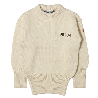 25AW × FILSON ステンシル ロゴ リブ編み ニット セーター