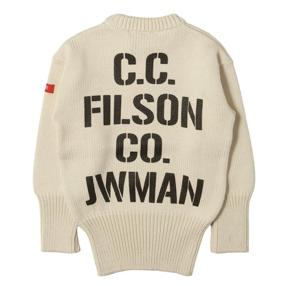 25AW × FILSON ステンシル ロゴ リブ編み ニット セーター