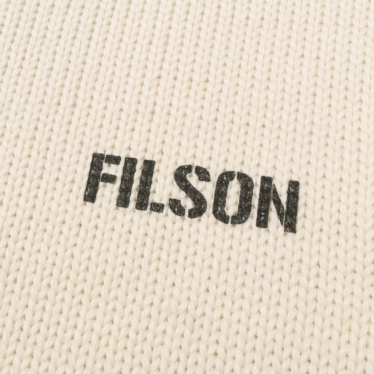 25AW × FILSON ステンシル ロゴ リブ編み ニット セーター