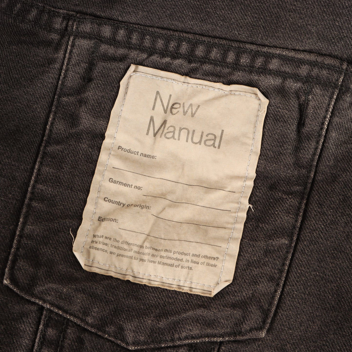 25AW × New Manual ヴィンテージ加工 デニム トラッカー ジャケット