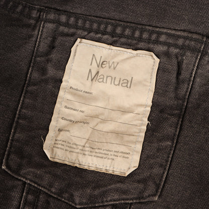 25AW × New Manual ヴィンテージ加工 デニム トラッカー ジャケット