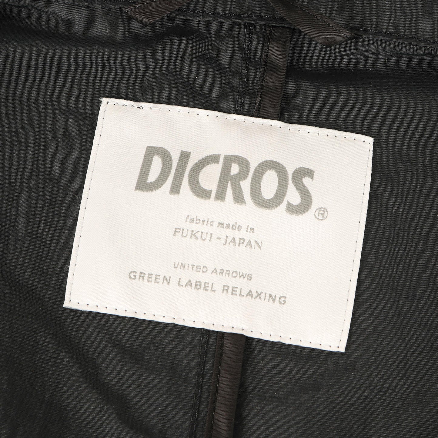 26SS DICROS ショート モッズ ブルゾン / 撥水 JAPAN FABRIC