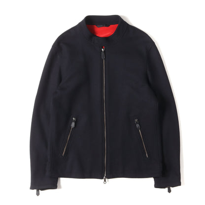 22AW Optima 16.5 Merino Jersey スタンド ライダース ジャケット