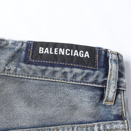 23SS デストロイ加工 バギー デニムパンツ (Distressed Baggy Denim Pants)