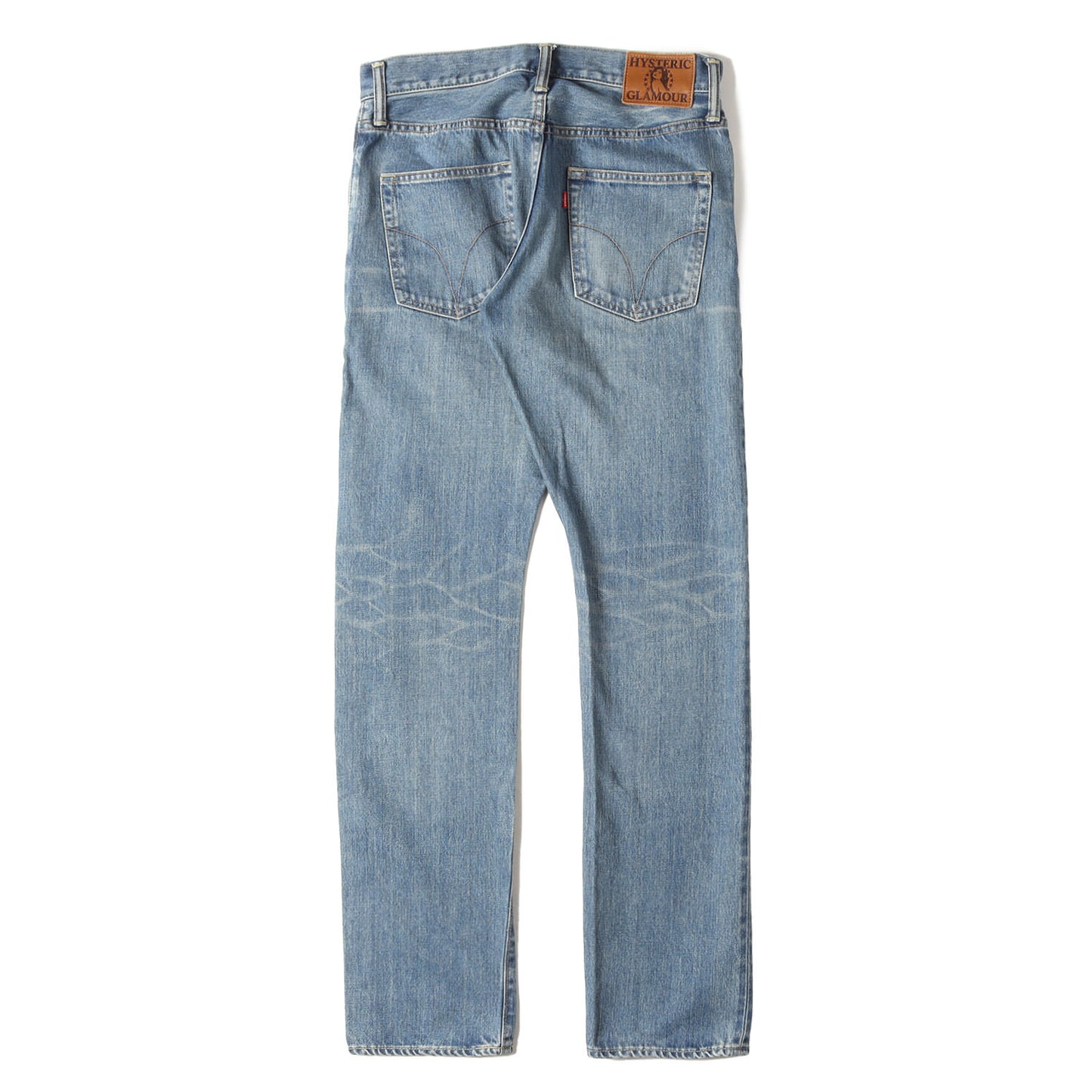 21AW HYS SP加工 スリムストレート デニム パンツ