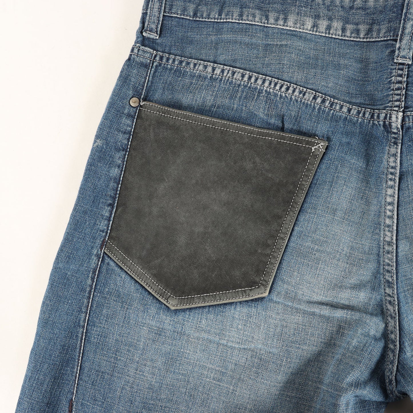 10.5oz デニム ホースハイド つなぎ