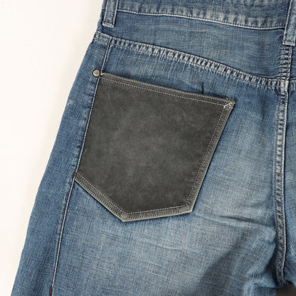 10.5oz デニム ホースハイド つなぎ