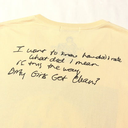 × COURTNEY LOVE フォトグラフィック Vネック Tシャツ