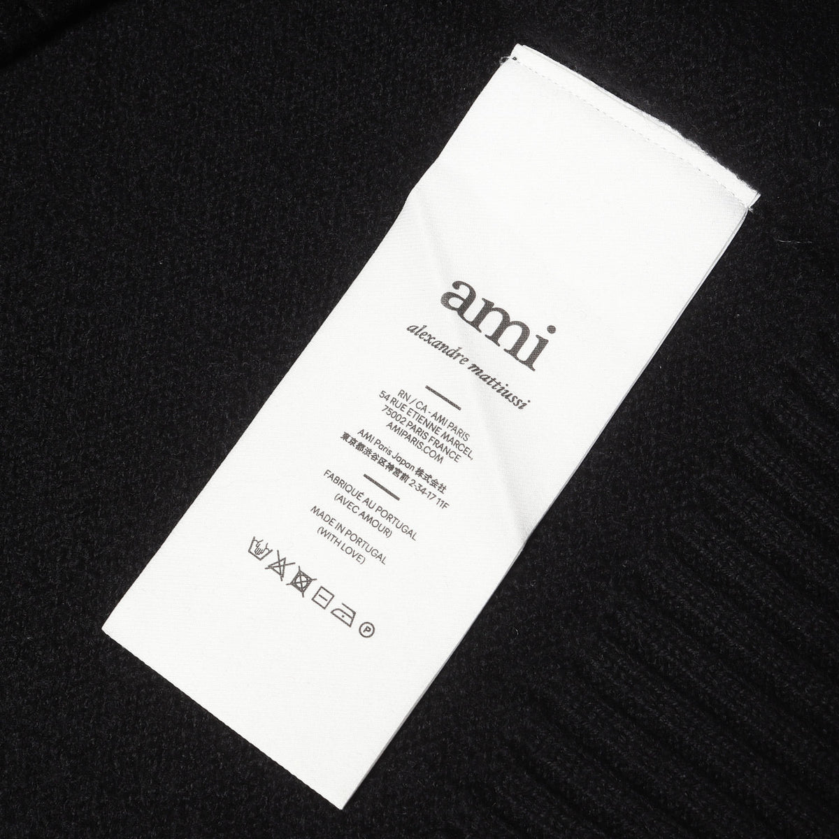 Ami de Coeur クルーネック ニット セーター