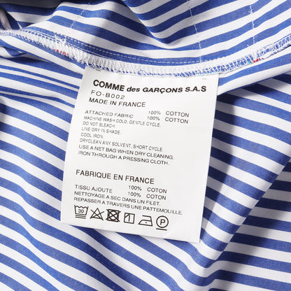 25SS パッチワーク 変型 ドレス シャツ / MADE IN FRANCE