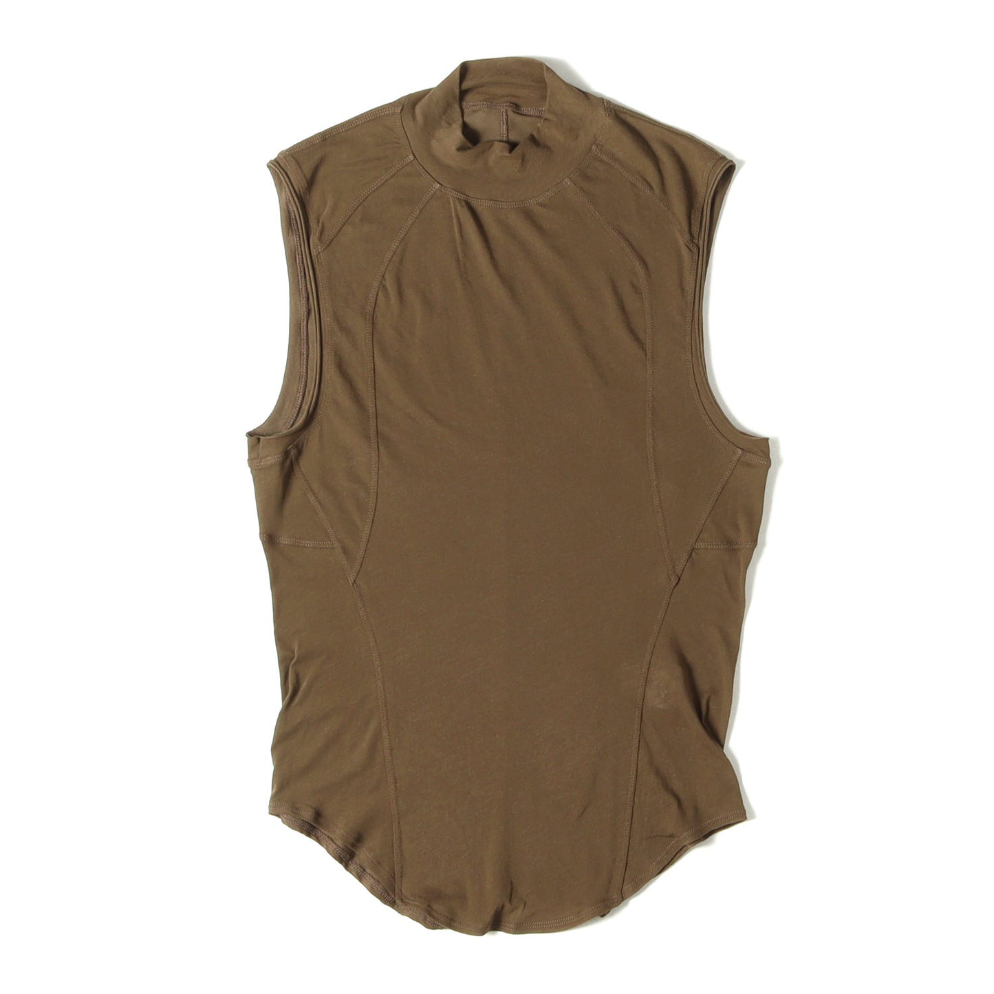 26SS ハイネック ストレッチ ジャージー タンクトップ (Seamed High Neck Top)