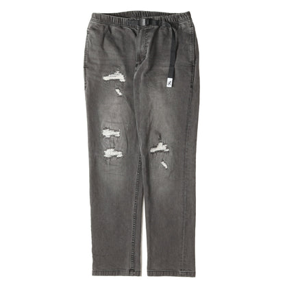 × Adam et Rope 別注 ダメージ加工 ストレッチ デニム パンツ (DAMAGED DENIM)