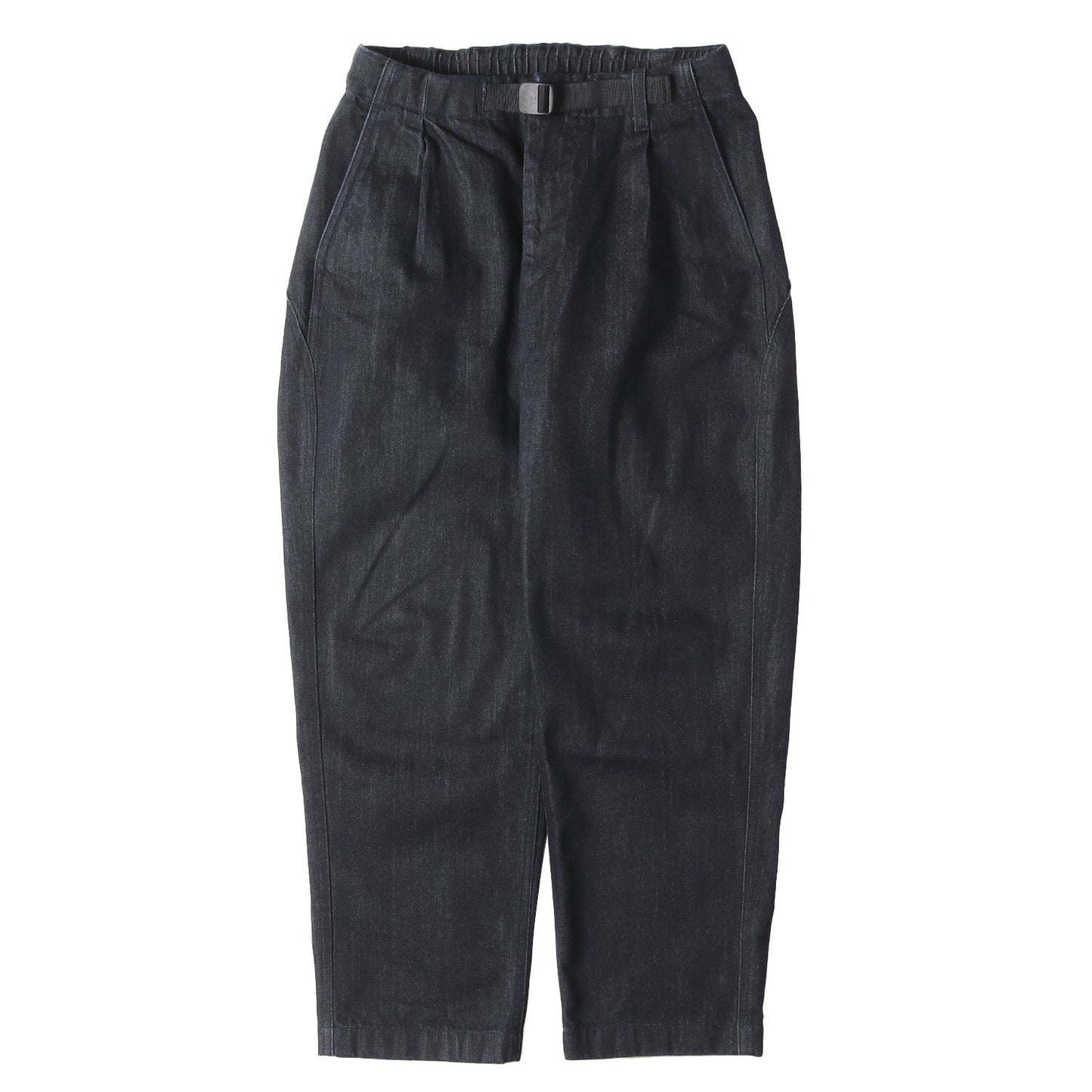 ワンタック イージー デニムパンツ (One Tuck Tapered Denim Pants)