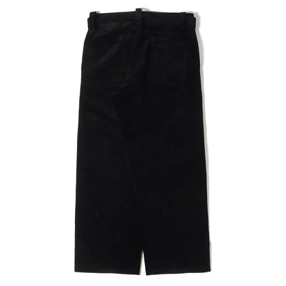 25AW コーデュロイ バギー パンツ (9W LINEN COTTON CORDUROY BELTED MIL BAGGY TROUSER )