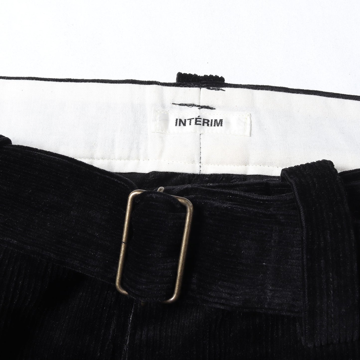 25AW コーデュロイ バギー パンツ (9W LINEN COTTON CORDUROY BELTED MIL BAGGY TROUSER )
