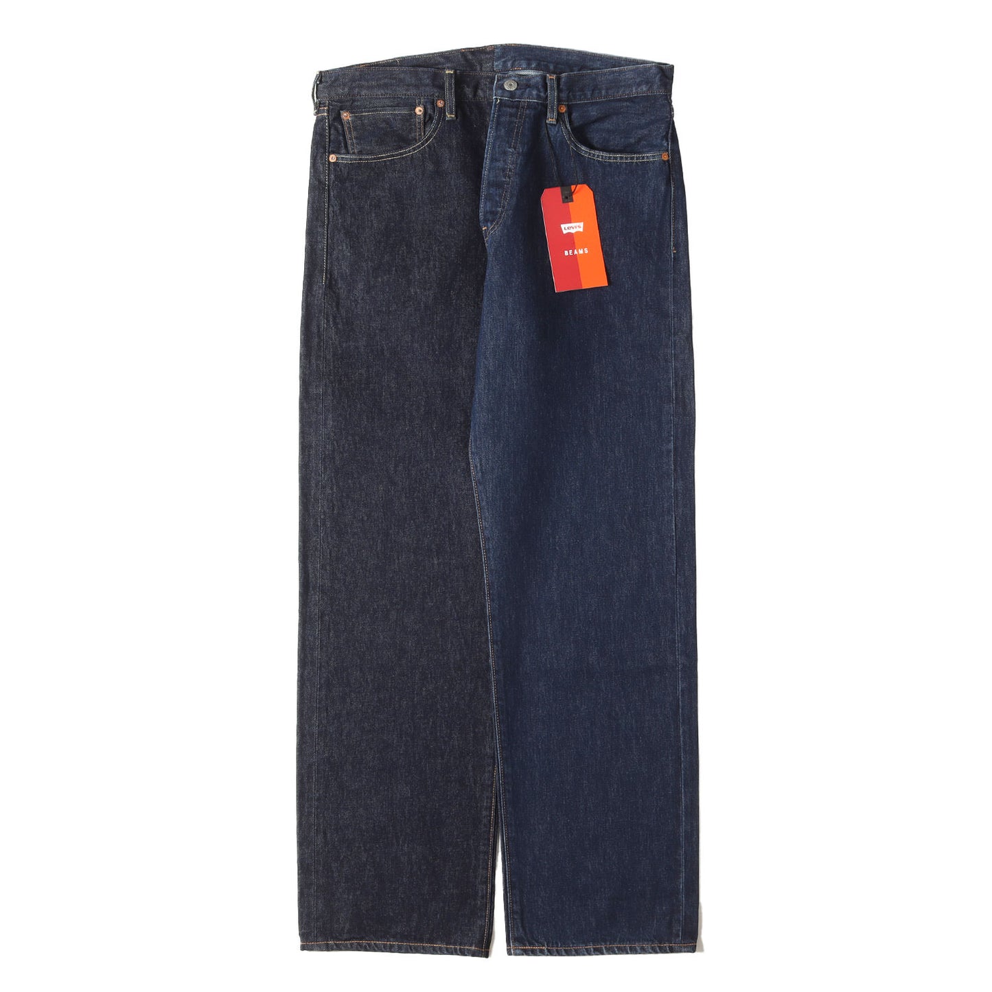 × BEAMS 別注 デニム トラッカー パンツ / HALF&HALF COLLECTION