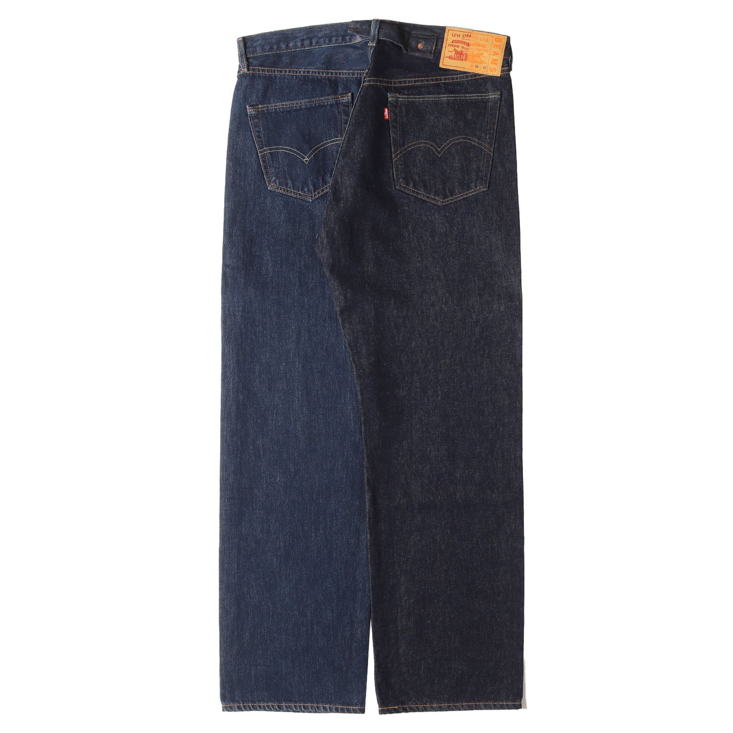 × BEAMS 別注 デニム トラッカー パンツ / HALF&HALF COLLECTION