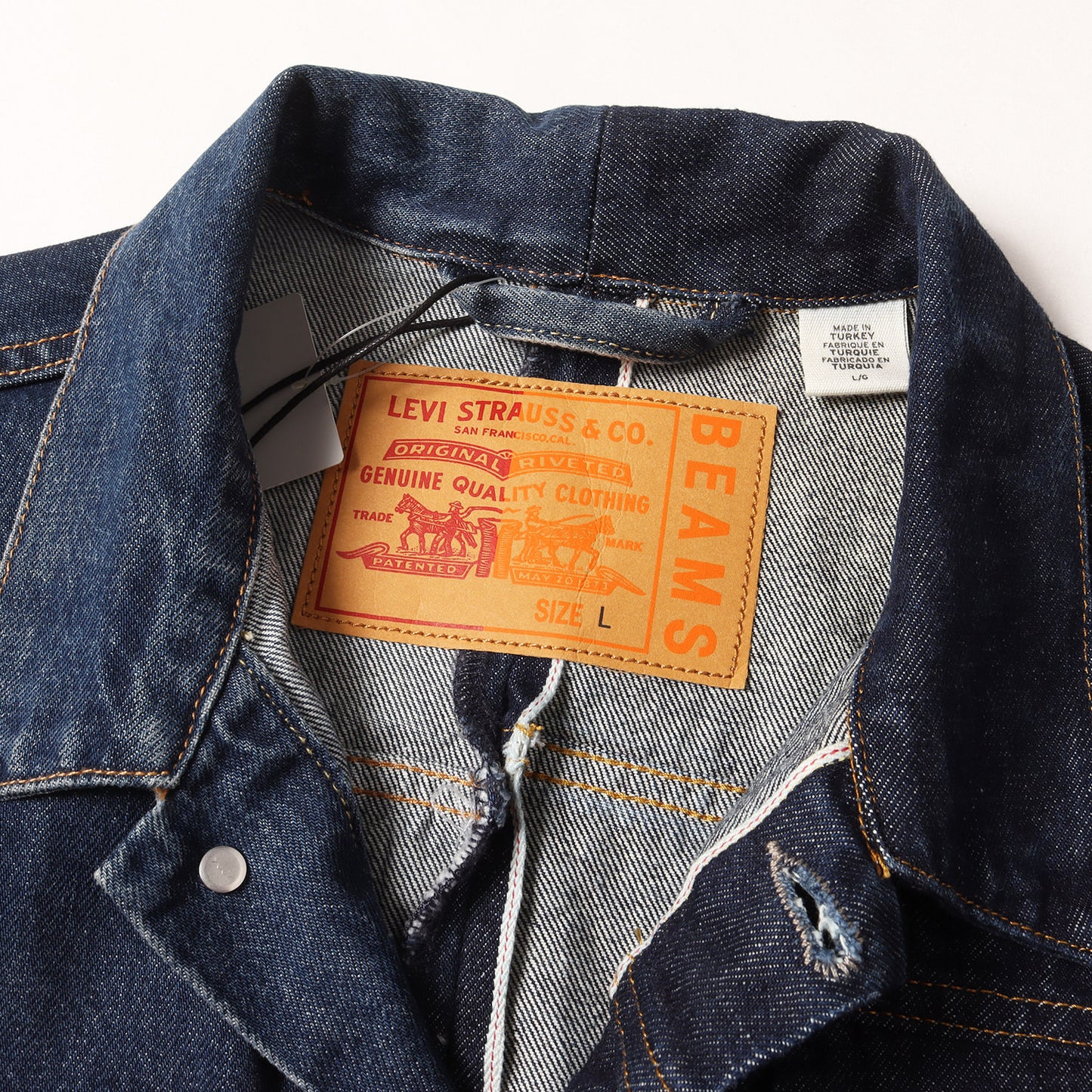 × BEAMS 別注 デニム トラッカー ジャケット / HALF&HALF COLLECTION