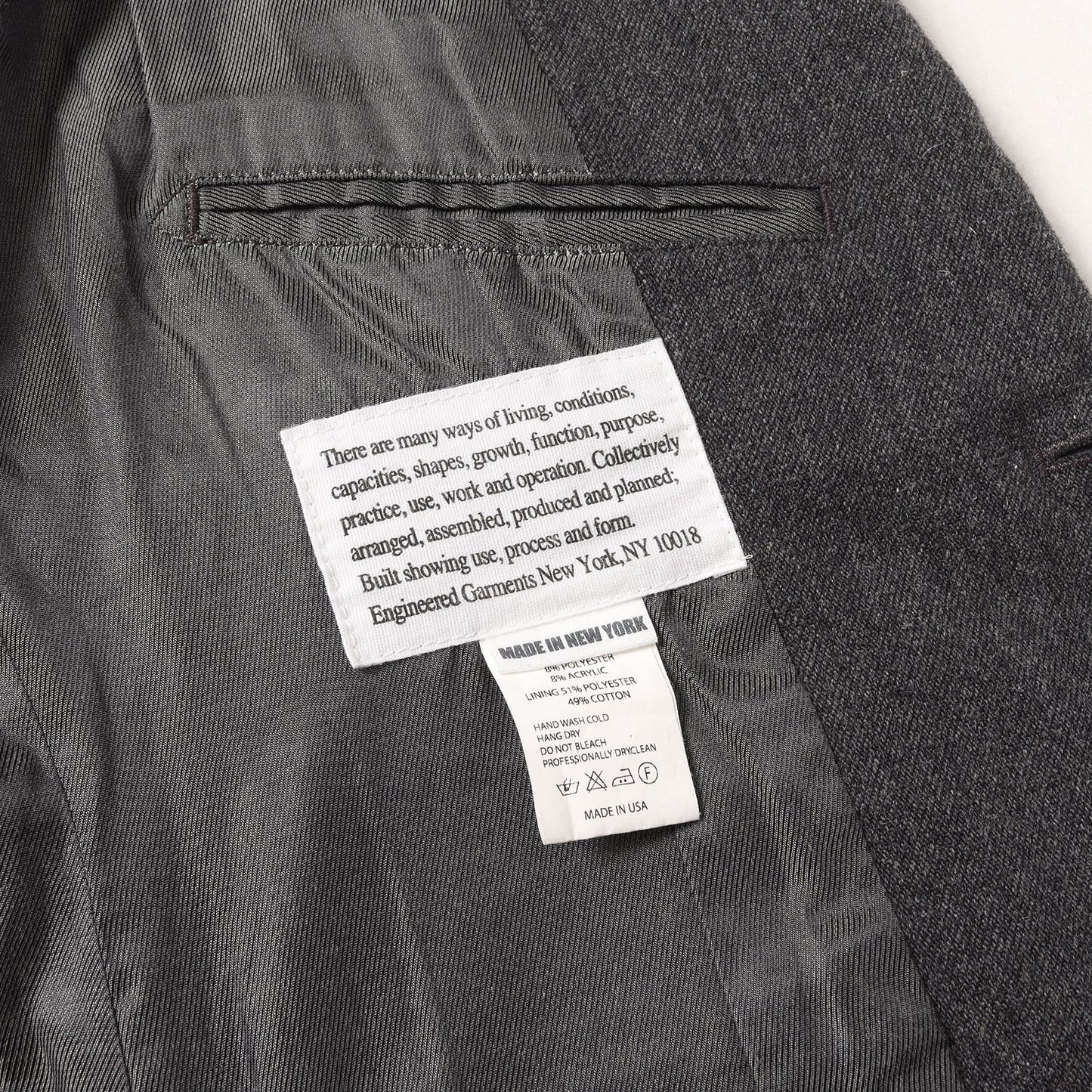 フランネル 段返り3B ベイカー ジャケット (Baker Jacket)