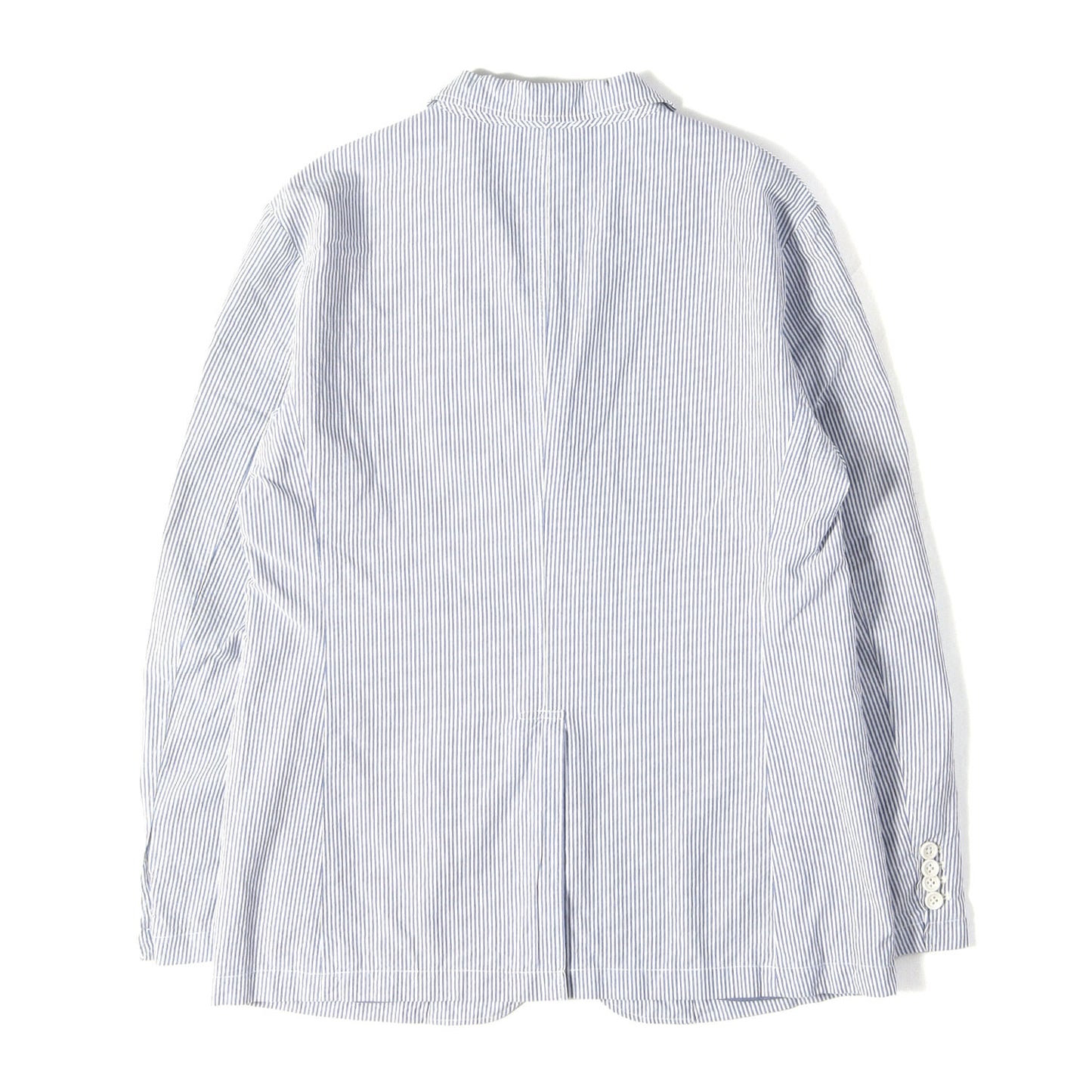 ストライプ シアサッカー 3B テーラード ジャケット (Andover Jacket)