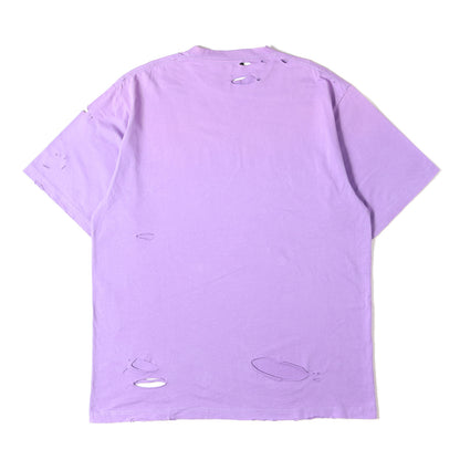 21SS デストロイ加工 ロゴ Tシャツ