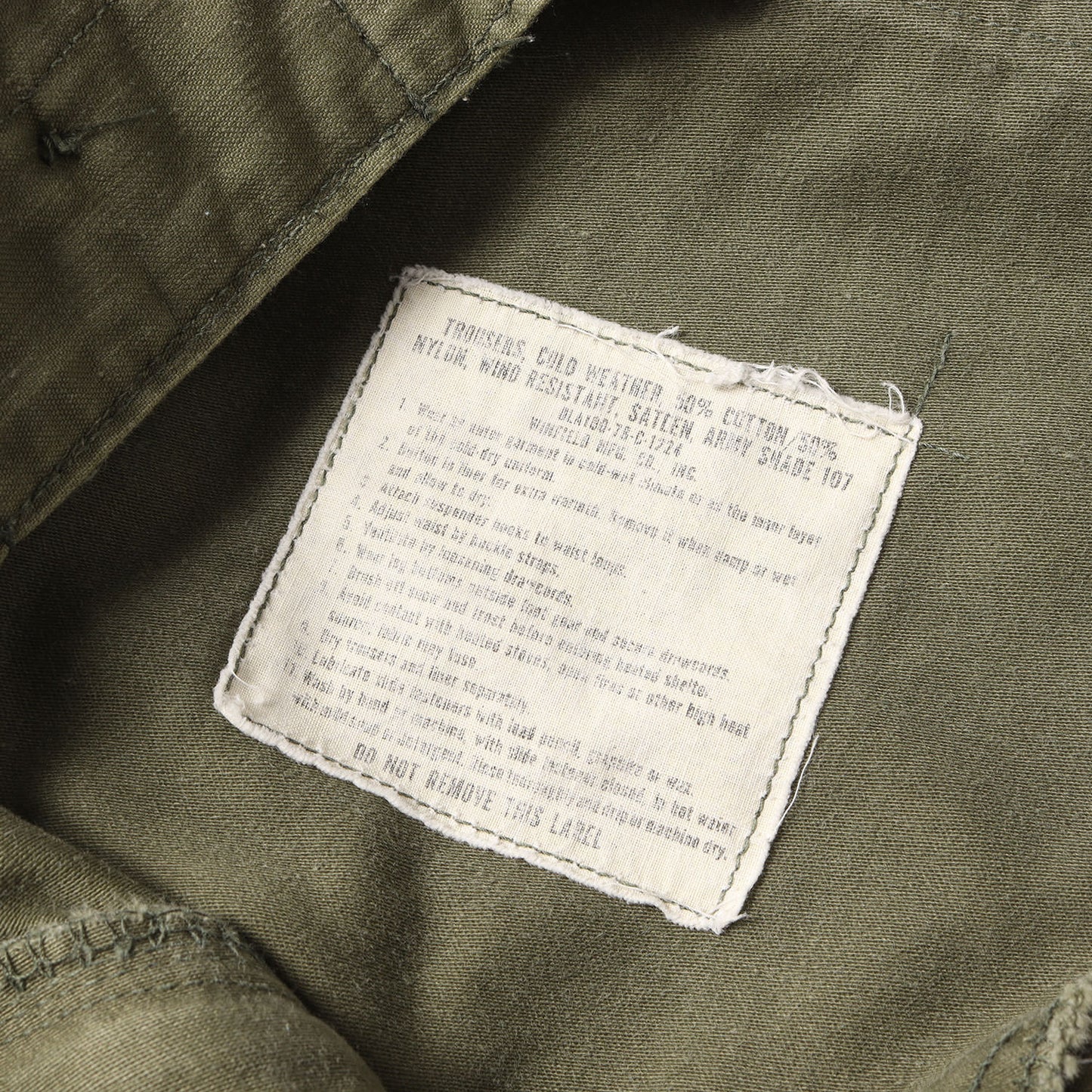 [人気モデル] 70s 米軍実物 M-65 フィールド カーゴパンツ