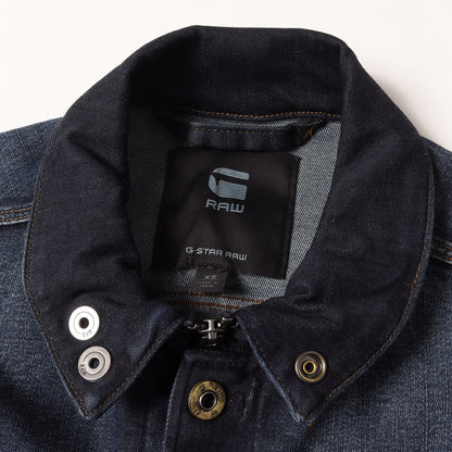 スリム ジップアップ ストレッチデニム トラッカー ジャケット (VODAN SLIM JKT)
