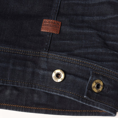 スリム ジップアップ ストレッチデニム トラッカー ジャケット (VODAN SLIM JKT)