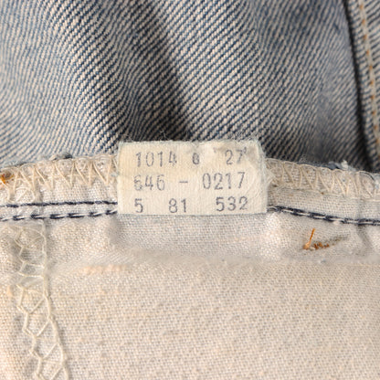 80s 646-0217 フレア デニム パンツ / MADE IN USA