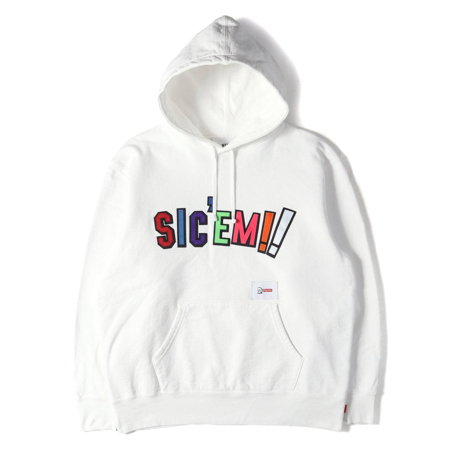 21AW × WTAPS SIC'EM!!ロゴ スウェット パーカー (Sic'em! Hooded Sweatshirt)