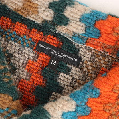 23AW クロシェニット Vネック カーディガン (KNIT CARDIGAN CROCHET KNIT)